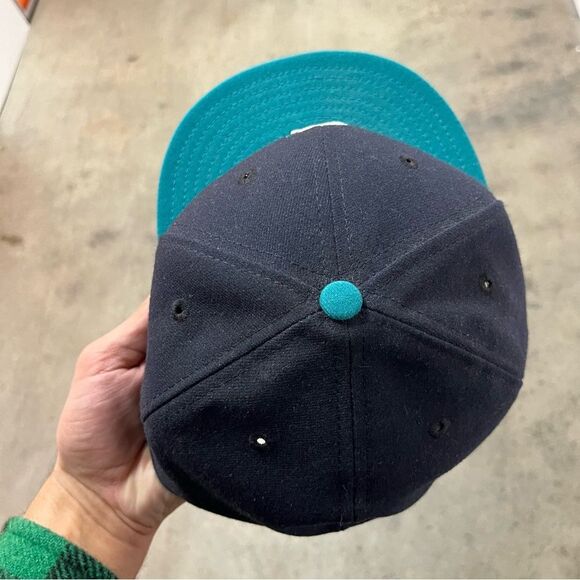 New Era Seattle Mariners 5950 On Field Cap (7 3/8) (Made in USA 🇺🇸) - Picture 3 of 9